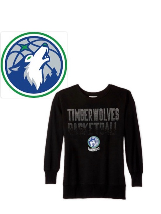 G-III Tops - NWT [G-III] Minnesota Timberwolves NBA Bling Long Sleeve Sweatshirt Women’s XXL